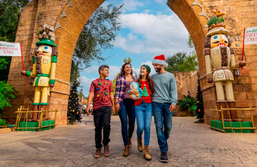 Christmas Town en Busch Gardens