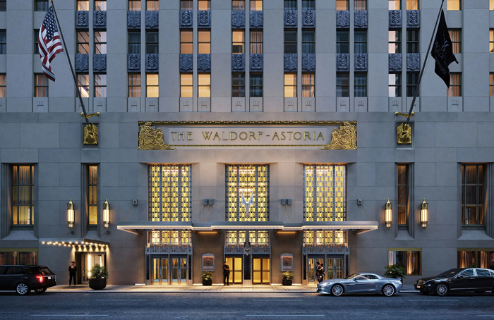 Waldorf Astoria New York reprograma su reapertura para septiembre de 2025