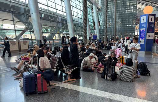 Ataques iraníes desata un caos aéreo de resolución incierta