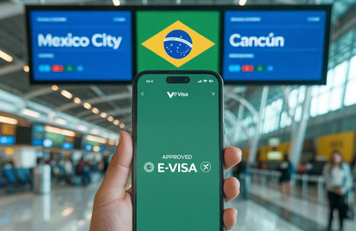 México lanza la visa electrónica para brasileños 