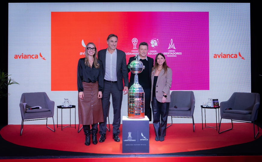 Avianca lleva la Conmebol a los cielos de Sudamérica